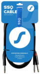 Sound Station Quality (ssq) SSQ JSJM2 SS-1453 Cable Jack Stereo - 2x Jack Mono 2 m Black (SS-1453) - compzone