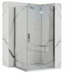 Rea Molier Chrom zuhanykabin - 90x80 cm