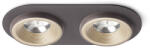  SHARM R II süllyesztett lámpa gyöngyházarany/barna 230V LED 2x10W 24° 3000K