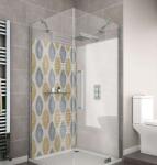 Wallplex fürdőszobai dekorpanel Trópusi levelek 90 cm x 200 cm