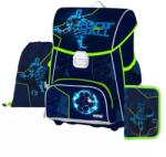 KARTON P+P Set ghiozdan școlar Premium One cu model fotbal - 3 piese (0 25326)