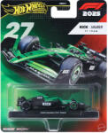 Mattel Hot Wheels Premium: KICK Sauber F1 Team #27 Formula 1 kisautó 1/64 - Mattel (HRV11/JKD84)