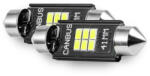 Phonocar 07703 Professzionális LED C5W izzó 41 mm, 1, 9W, 12V, IP65, tiszta fehér fény, CAN BUS kompatibilitás, 2 db/csomag