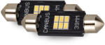Phonocar 07704 Professzionális LED autóizzó 39 mm, 1, 9W, 12V, 6000K, IP65 - tiszta fehér fény, prémium biztonság