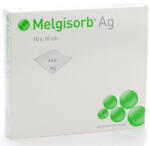 MELGISORB AG 10x10 cm ezüst-aligát kötszer - plazapatika