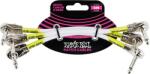 Ernie Ball 6052 Patch kábel pack, lapos pipás 15 cm, fehér