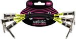 Ernie Ball 6050 15cm Patch kábel pack, pipás csatlakozók