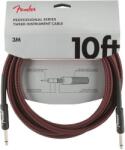 Fender Professional Series egyenes végű hangszerkábel, 3 m