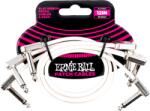 Ernie Ball 6386 Flat Ribbon 30 cm fehér patchkábel szett - gitarcentrum