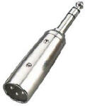 Soundsation SADA09 XLR papa - 6, 3mm sztereo Jack átalakító - gitarcentrum