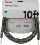 Fender Professional Series White Tweed egyenes végű hangszerkábel 3 m