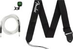 Fender Accessories Bundle Pack: Cable, Tuner, Strap - kábel, hangoló, heveder kiegészítő szett!
