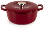 Luigi Ferrero Oală din fontă Luigi Ferrero Opera FR-2910, 3.1L, 22 x 9.5 cm, emailată, roșie