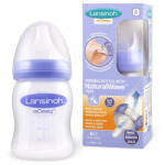 Lansinoh momma cumisüveg 160 ml lassú folyású etetőcumival - doktorpatika