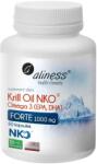 Aliness Ulei de krill NKO Omega 3 1000 mg FORTE cu astaxantină - 60 capsule