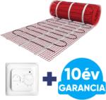Wentorex U-HEAT Mat elektromos fűtőszőnyeg 20 m2 / 3000 Watt + manuális termosztát / padlófűtés szett - ecoheat