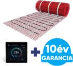 Wentorex U-HEAT Mat elektromos fűtőszőnyeg 10 m2 / 1500 Watt + digitális Design WiFi termosztát / padlófűtés szett - ecoheat