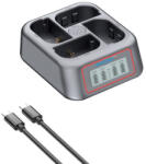 Patona Încărcător rapid cu 4 canale PATONA Platinum USB-C PD QC pentru Canon LP-E6 / LP-E6N / LP-E6NH / LP-E6P (PT-4178)
