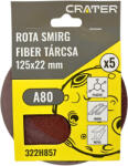 CRATER Fiber Tárcsa 125*22 mm A80 /Rota Smirg/ 5 db/Csom (322H857)