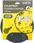 CRATER Csiszolóháló Öntapadós Q225 mm K120 5 db (322H745)