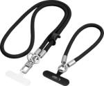 Tech-protect C10S Rope Crossbody & Wrist fekete/titán (5906302340088)
