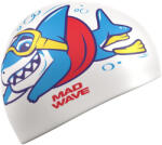 Mad Wave baby shark silicone cap alb/albastru
