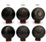  Sfera Obsidian Argintiu 50-73x50-73mm Mineral Natural 1 Buc