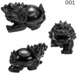  Broasca Dragon Obsidian 120-145x80x60-80mm Feng Shui Protectie