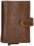 Double-D Barna praktikus bőr pénztárca RFID védelemmel „Page (P18208-001-brown)