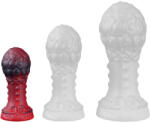 MONSTERED Faberegg Anál plug Texturált szilikon 11 cm fekete