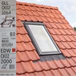 VELUX Fereastra VELUX 55X78 GLL 1064 + Rama EDW 2000 (VELUX GLL CK02 0064 + EDW 2000)