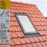 VELUX Fereastra VELUX GZL 55X78 1051 + Rama EDW 2000 (VELUX GZL CK02 1051 + EDW 2000)