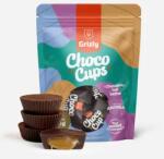 GRIZLY Choco Cups étcsokoládé & karamellel 120 g (Gkhčk120)