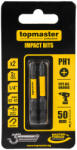 Topmaster Professional Set 2 biti de impact PH1 50 mm magnetici Top Master Pro (338730) Surubelnita