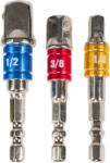Topmaster Professional Set adaptoare pentru tubulare 1/4, 3/8 si 1/2 Top Master Pro (330312) Surubelnita