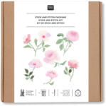 Rico Stick & Stitch - Roses - rózsás hímzés csomag