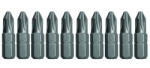 Gadget Set 10 biti surubelnita S2 PH1 25 mm din otel tratat Gadget (390710) Surubelnita