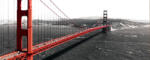 Consalnet Golden Gate Bridge poszter, fotótapéta (250 x 104 cm) (C1-154VEP)