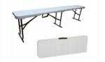 Bestent Сгъваема пейка 180cm 2pcs (Ławka Cateringowa 180 biała)