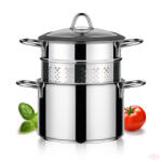 Inoxriv Milano set oala paste 22 cm, 5lt (63305022)