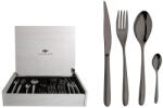 Inoxriv Novecento PVD Titanio, set 24 piese, cutie lemn (66225024) Tacam