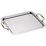 INOXRIV Tava cu maner aurit 30 cm ROMA (51312036) Tava
