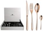 Inoxriv Novecento Pvd Oro Rosa, set 24 pers, cutie lemn (66224024) Tacam