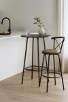 Unic Spot Masa bar Hailey, maro, 60x60x105 cm