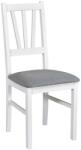 Unic Spot Scaun living/bucatarie Bosini 5, alb/gri, 40x43x94 cm, UnicSpot