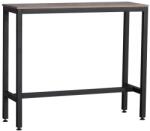 Unic Spot Masa bar Hogland, negru si stejar antichizat, 120x40x100 cm