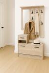 Unic Spot Set mobilier hol Filio, stejar alb, 90x22x116 cm