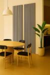 Unic Spot Panou riflat acustic, alb, UnicSpot, 240x60x2.1 cm