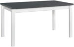 Unic Spot Masa extensibila living/bucatarie Bali 4, alb/gri, 92x160/200 cm, UnicSpot