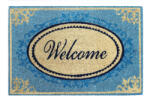 Unic Spot Covoras intrare Koko design Welcome albastru, 40x60 cm Covor